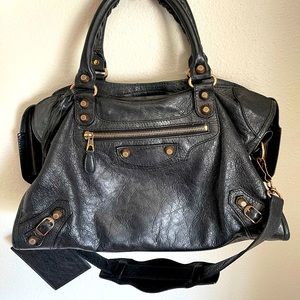 Balenciaga City Bag Rose Gold Hardware